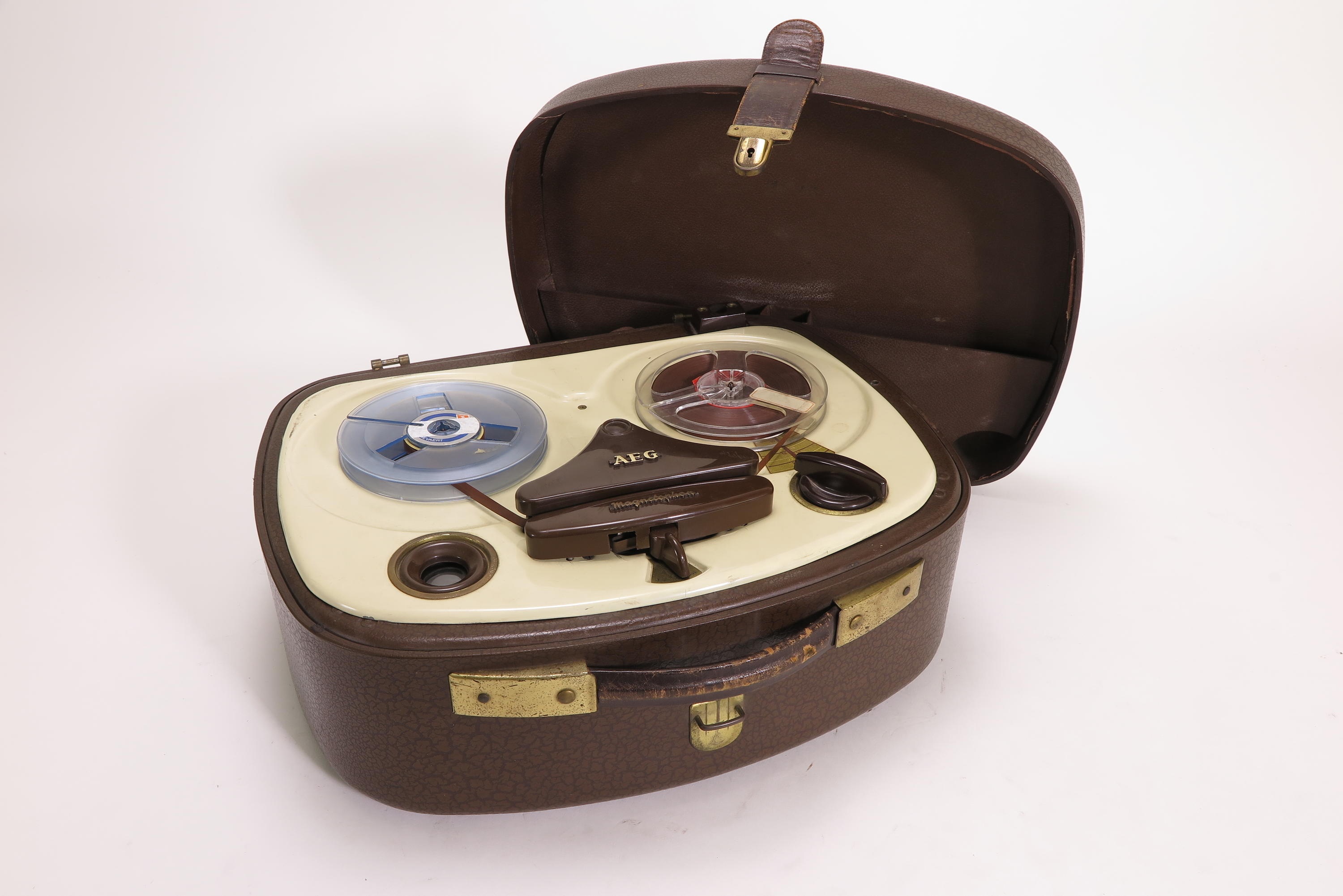 Tonbandgerät AEG Magnetophon KL15 (Deutsches Technikmuseum CC BY)