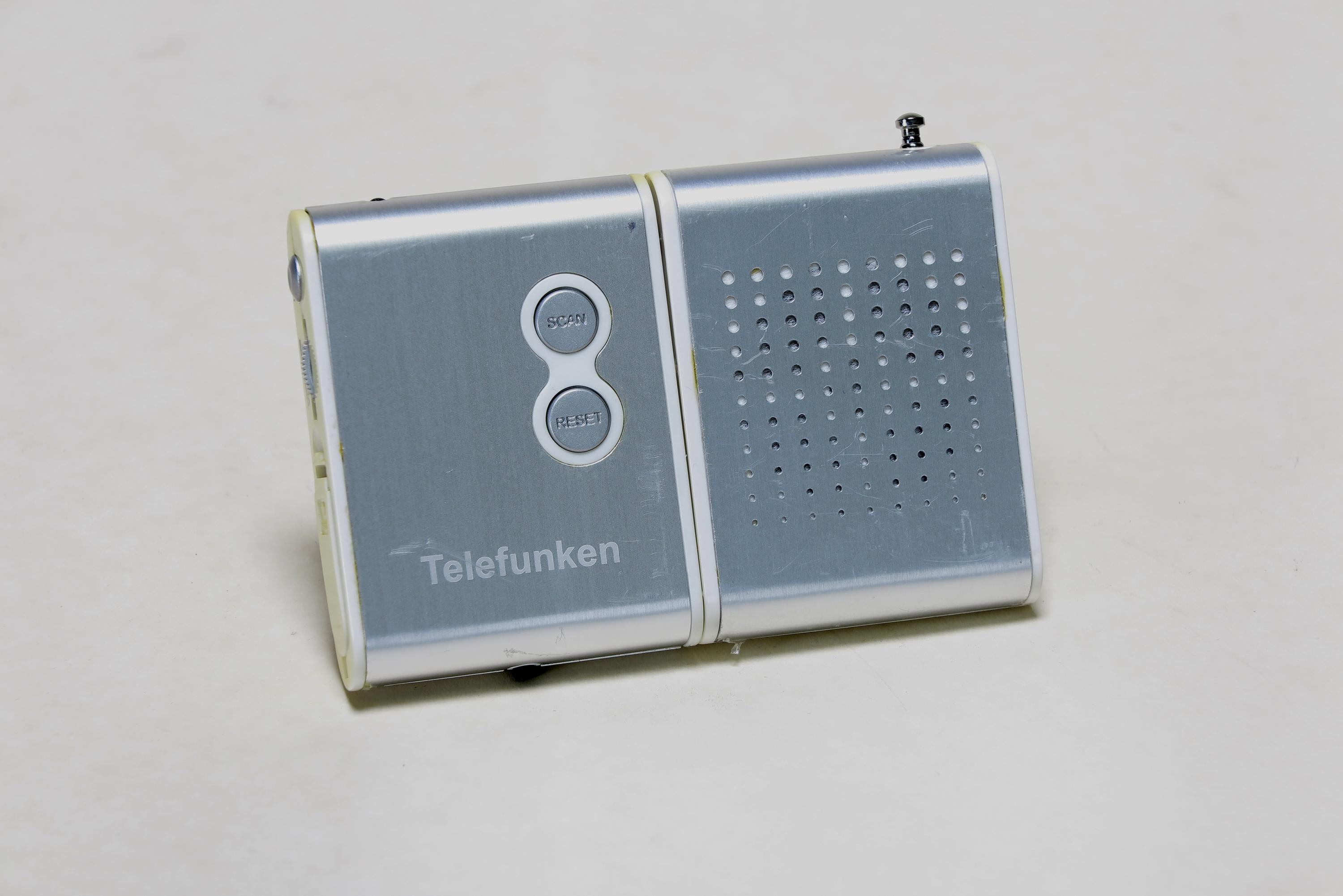 Miniradio mit abnehmbarem Lautsprecher (Deutsches Technikmuseum CC BY)
