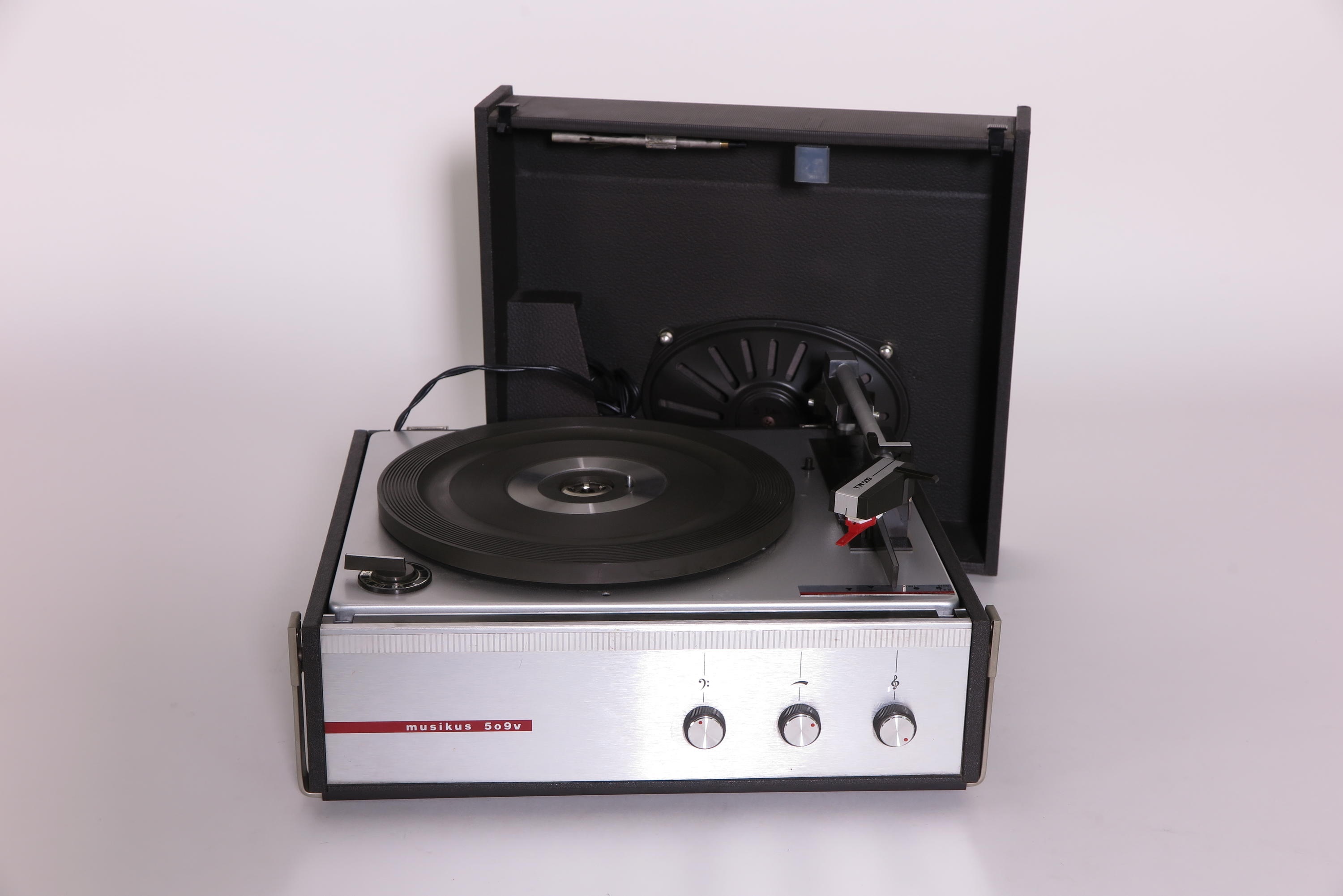 Plattenspieler Telefunken Musikus 509VX (Deutsches Technikmuseum CC BY)