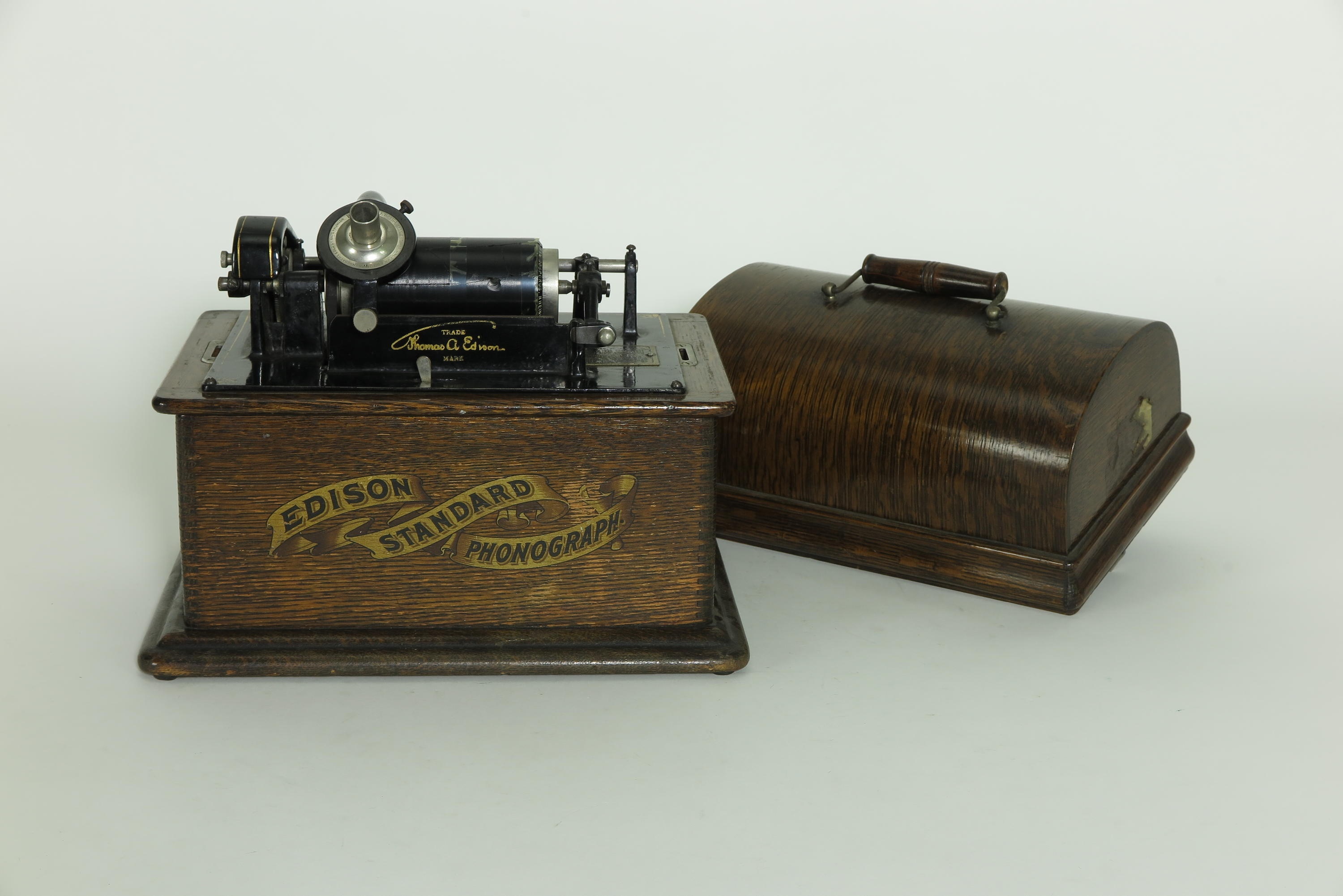 Walzen-Phonograph Edison Standard (Deutsches Technikmuseum CC BY)