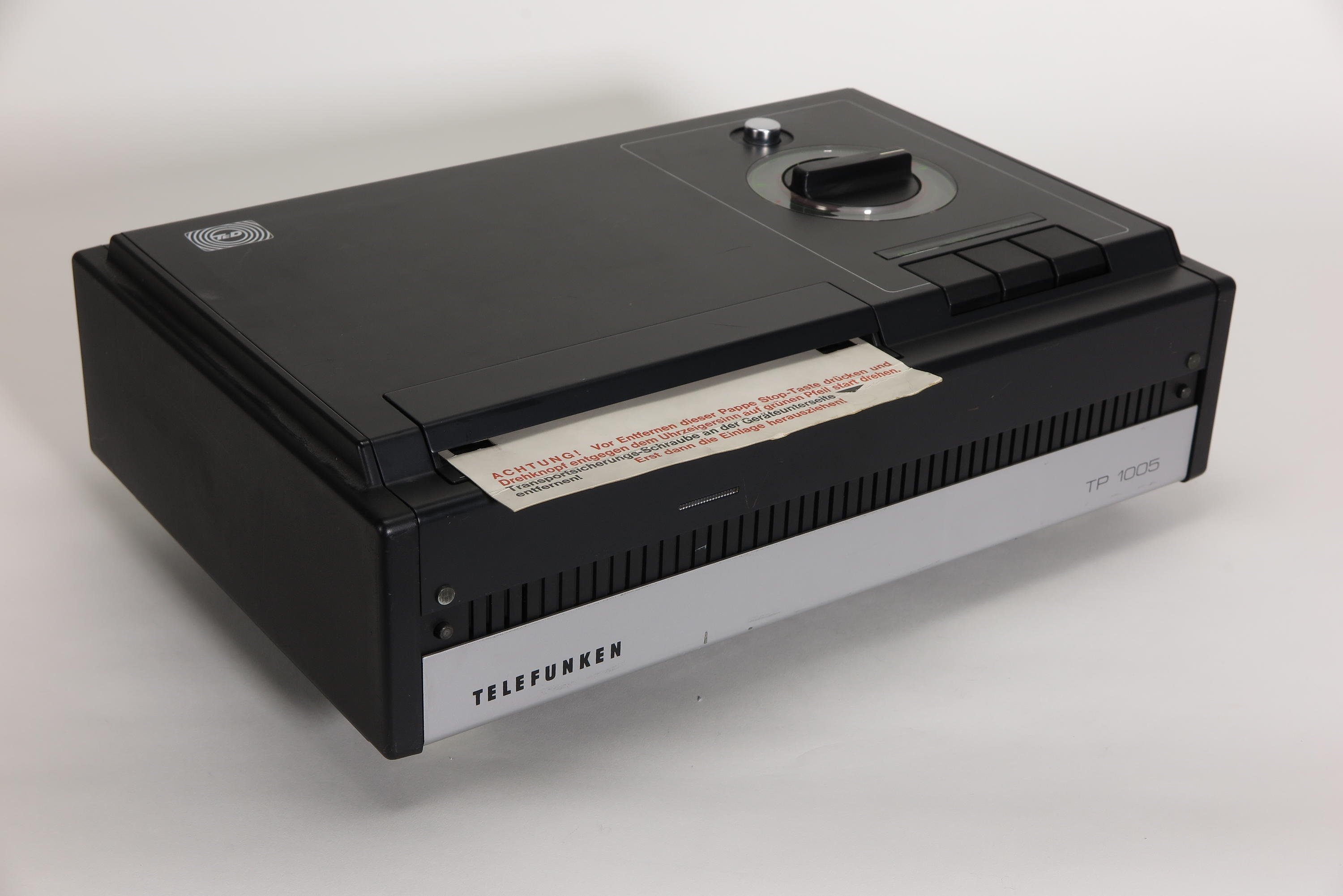Bildplattenspieler Telefunken TP 1005; TED-System (Deutsches Technikmuseum CC BY)