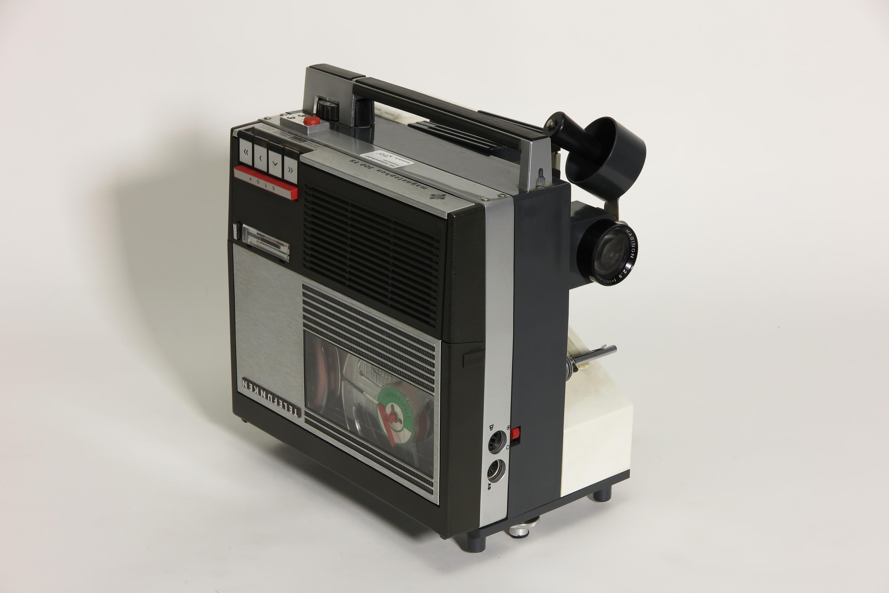Tonbildautomat LK 2000 mit Kindermann Filmprojektor und Telefunken Magnetophon 300 TS (Deutsches Technikmuseum CC BY)
