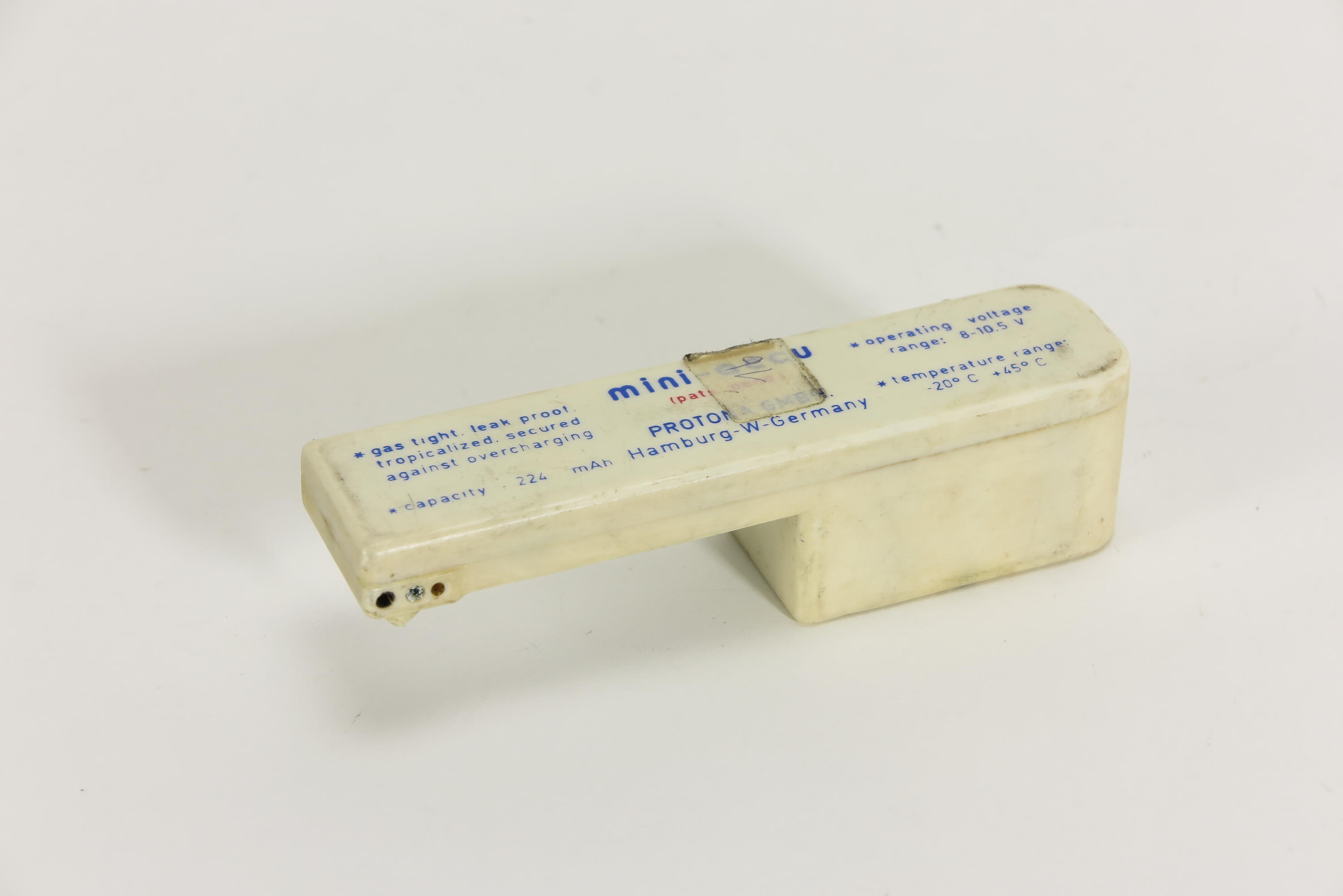 Zubehör zu Protona Minifon, mini-accu (Deutsches Technikmuseum CC BY)