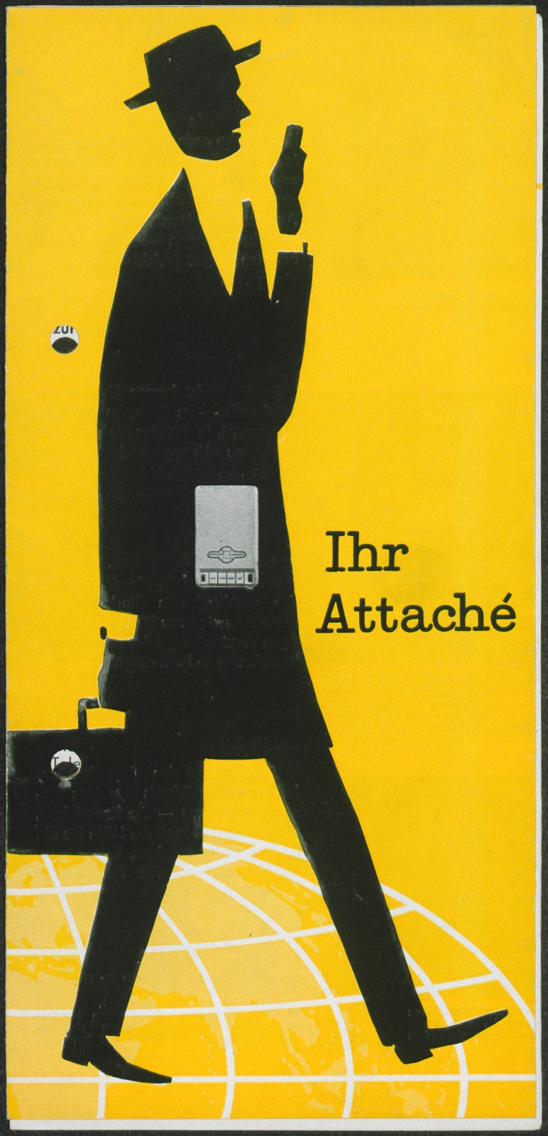 Werbeprospekt: Ihr Attaché (Stiftung Deutsches Technikmuseum Berlin CC0)