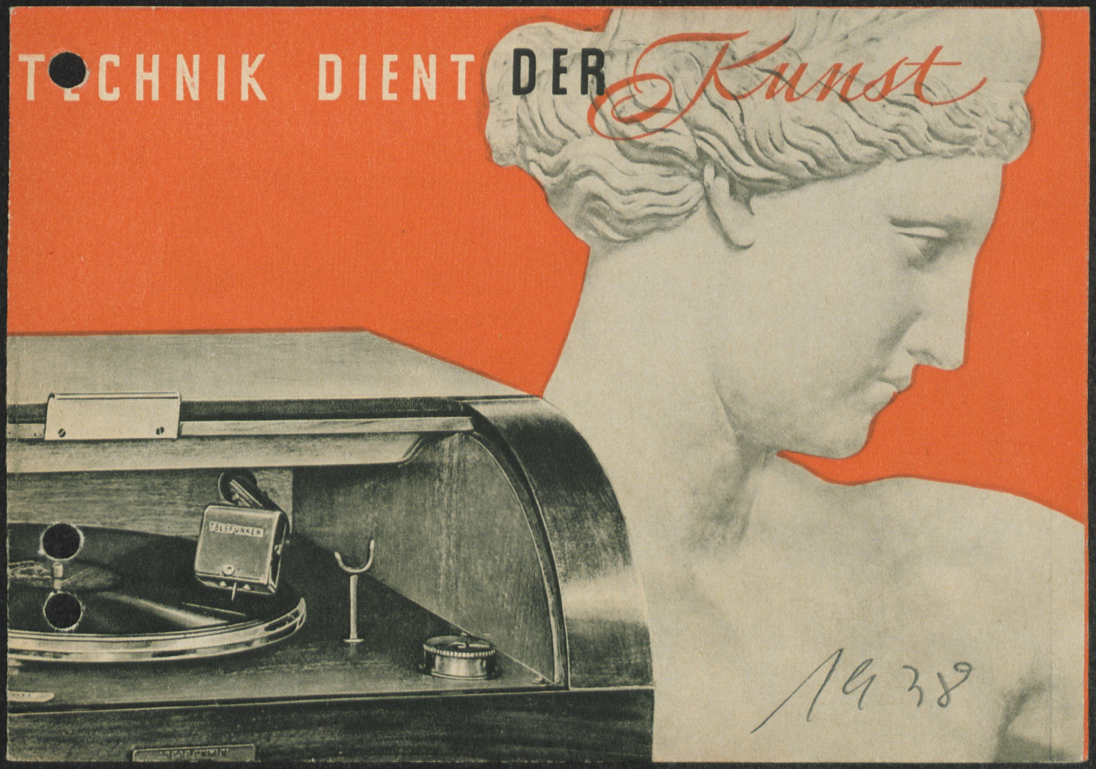 Werbeprospekt: Technik dient der Kunst (Stiftung Deutsches Technikmuseum Berlin CC0)