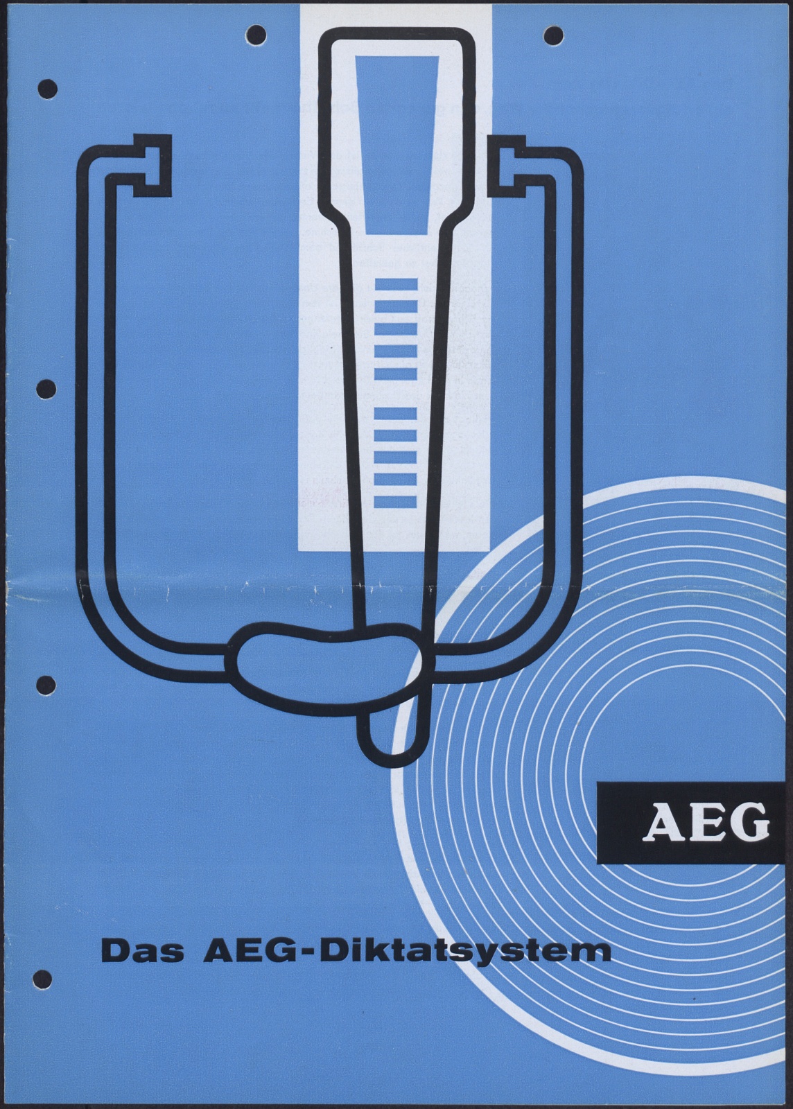 Werbeprospekt: Das AEG-Diktatsystem (Stiftung Deutsches Technikmuseum Berlin CC0)