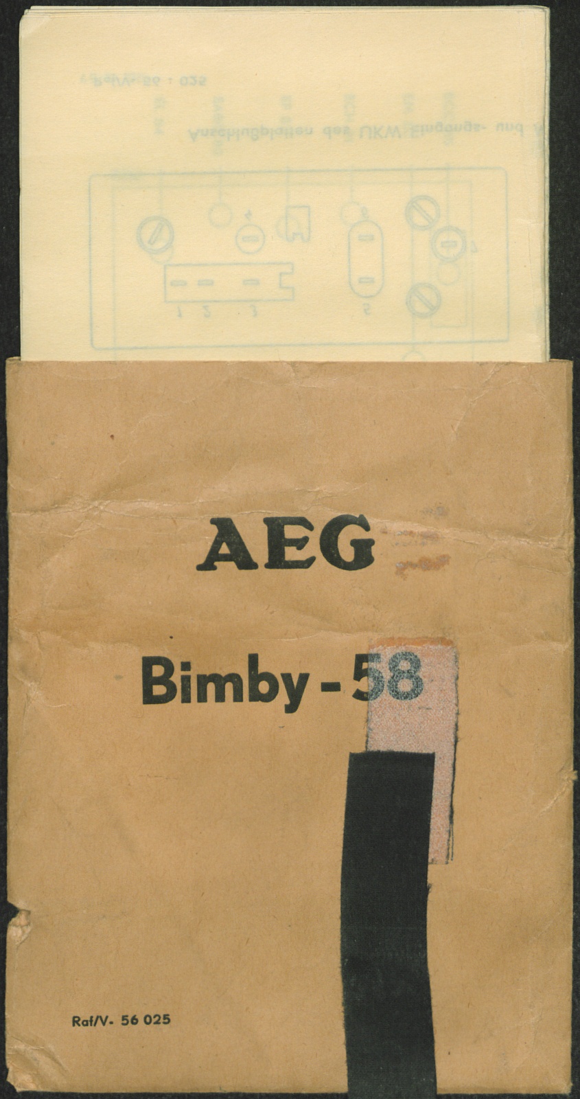 Schaltbild: Supers Bimby 58 (Stiftung Deutsches Technikmuseum Berlin CC0)