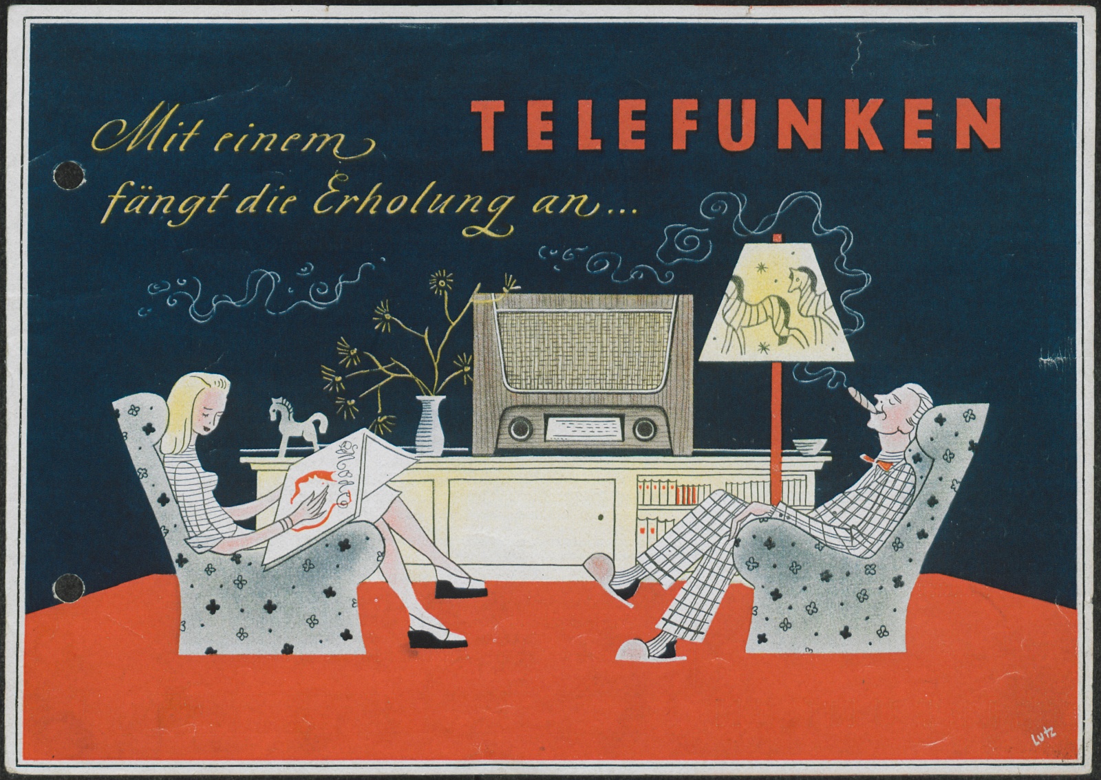 Bedienungsanleitung: Mit einem Telefunken fängt die Erholung an... (Stiftung Deutsches Technikmuseum Berlin CC0)