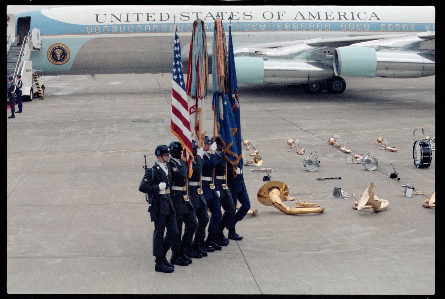 Fotografie: Besuch von US-Präsident Ronald Reagan in West-Berlin (AlliiertenMuseum/U.S. Army Photograph Public Domain Mark)