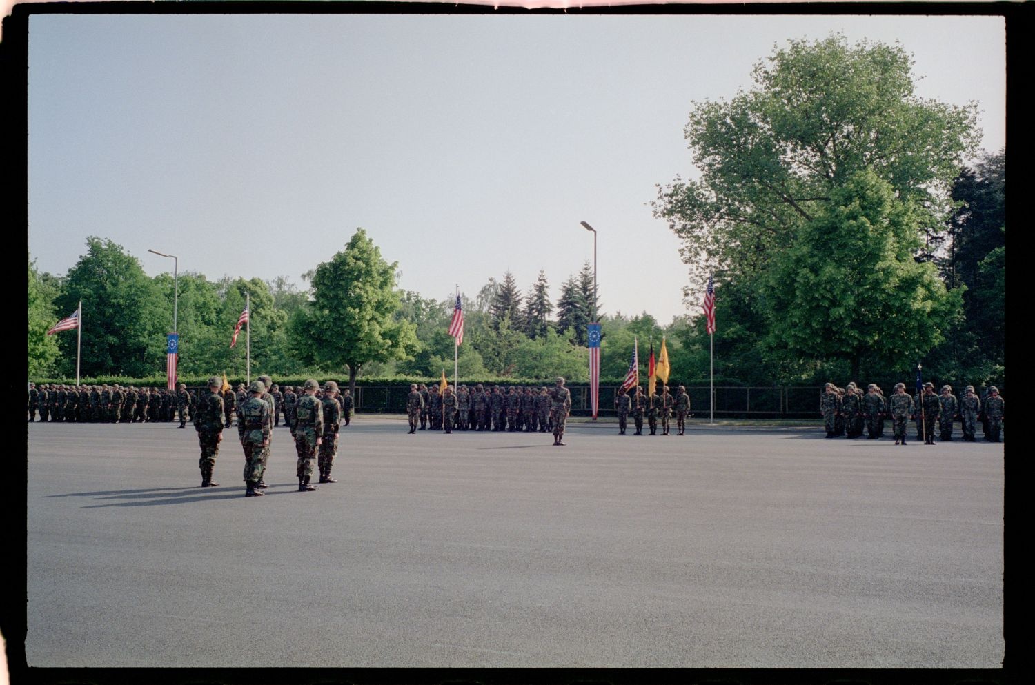 Fotografie: Außerdienststellung des 40th Armor Regiment in Berlin-Lichterfelde (AlliiertenMuseum/U.S. Army Photograph Public Domain Mark)