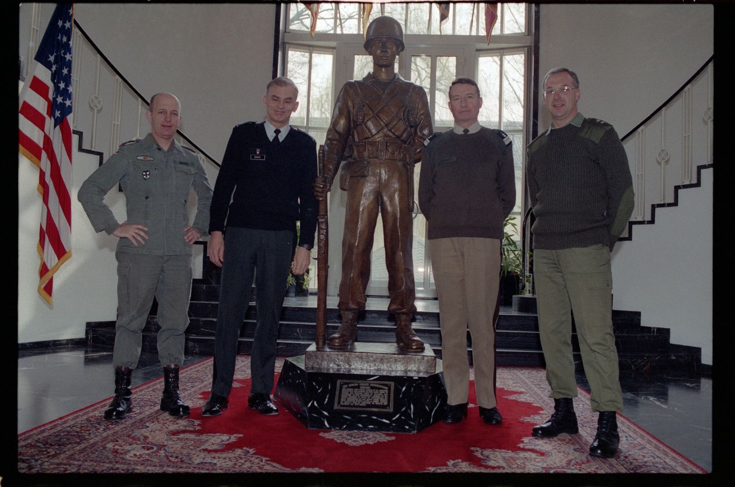 Fotografie: Treffen der Stabschefs in den Lucius D. Clay Headquarters in Berlin-Dahlem (AlliiertenMuseum/U.S. Army Photograph Public Domain Mark)