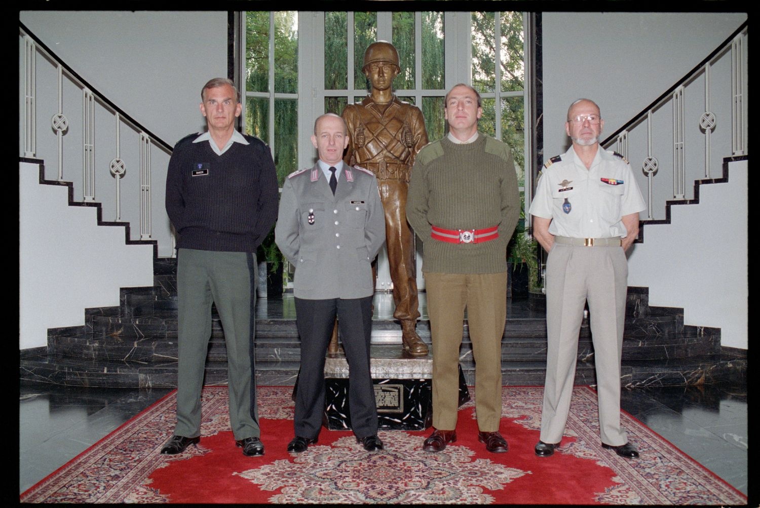 Fotografie: Treffen der Stabschefs in den Lucius D. Clay Headquarters in Berlin-Dahlem (AlliiertenMuseum/U.S. Army Photograph Public Domain Mark)