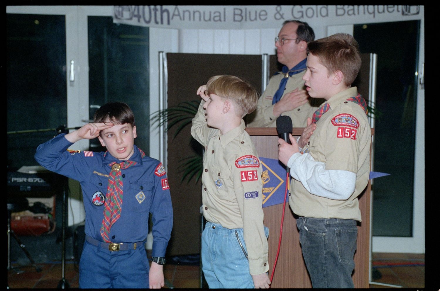 Fotografie: 40th Blue and Gold Banquet der Boy Scouts of America in Berlin-Lichterfelde (AlliiertenMuseum/U.S. Army Photograph Public Domain Mark)