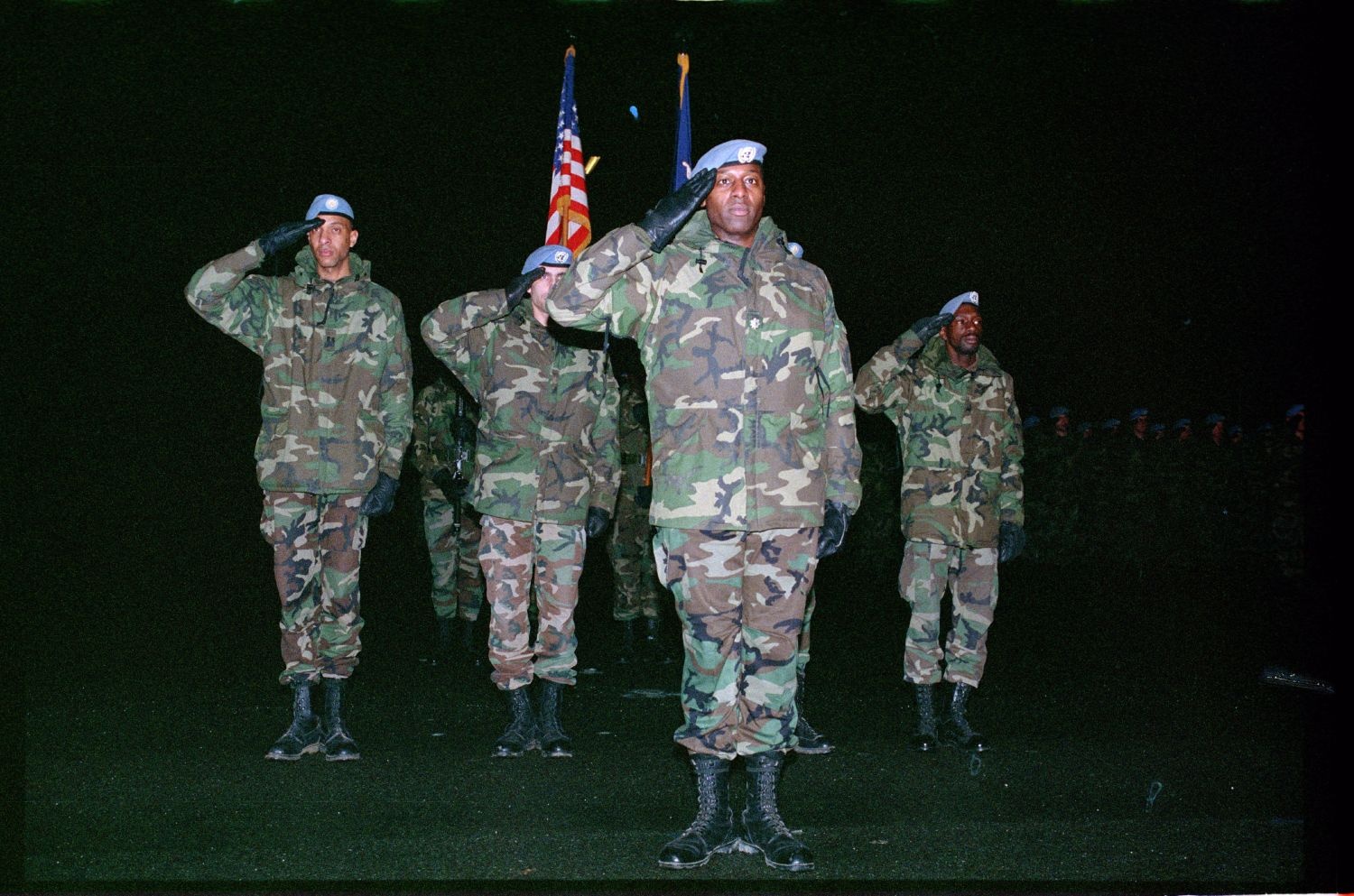 Fotografie: Begrüßung der Task Force 6-502nd nach ihrer Rückkehr aus Mazedonien in Berlin-Lichterfelde (AlliiertenMuseum/U.S. Army Photograph Public Domain Mark)
