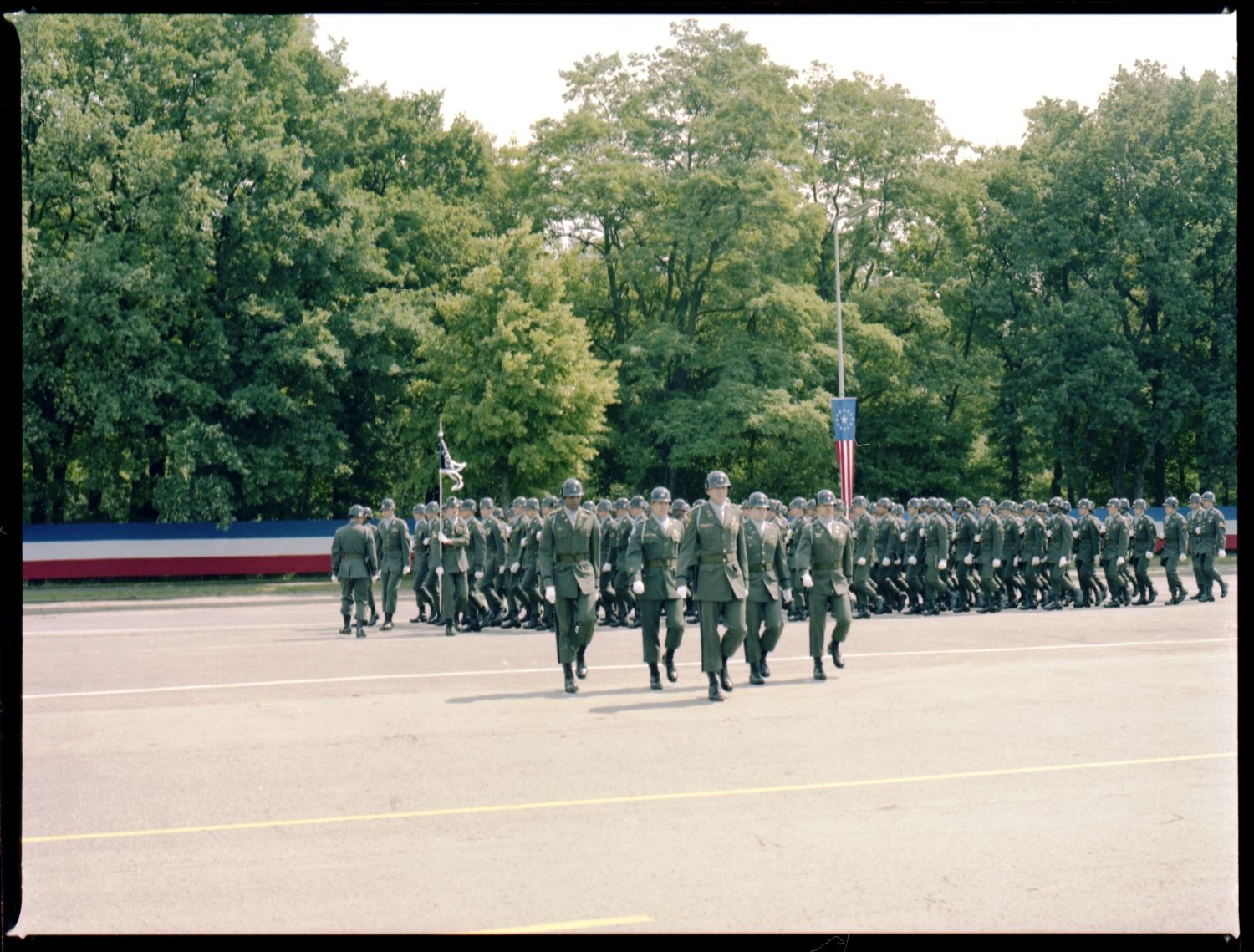 Fotografie: 4th of July Parade der U.S. Army Berlin Brigade in Berlin-Lichterfelde (AlliiertenMuseum/U.S. Army Photograph Public Domain Mark)