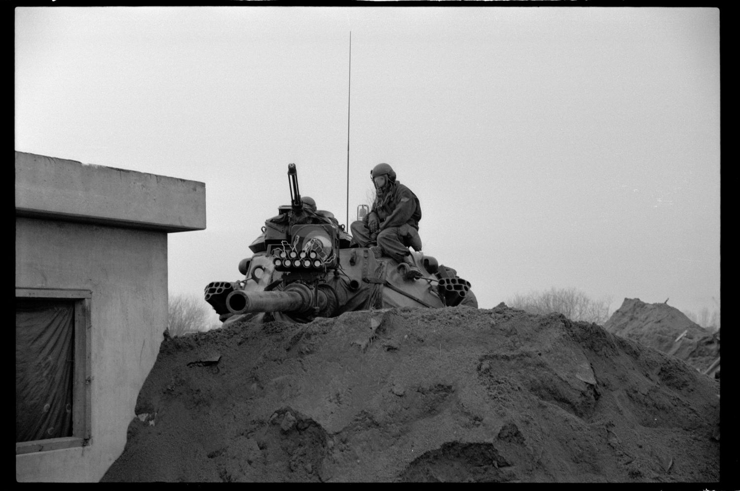 s/w-Fotografie: ARTEP Truppenübung der U.S. Army Berlin Brigade in Berlin-Lichterfelde (AlliiertenMuseum/U.S. Army Photograph Public Domain Mark)