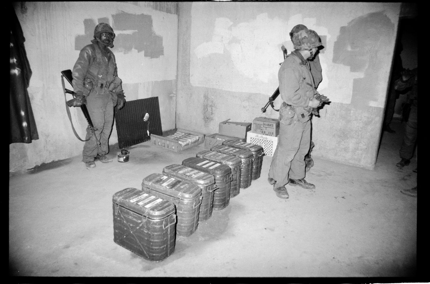 s/w-Fotografie: ARTEP Truppenübung der U.S. Army Berlin Brigade in Berlin-Lichterfelde (AlliiertenMuseum/U.S. Army Photograph Public Domain Mark)