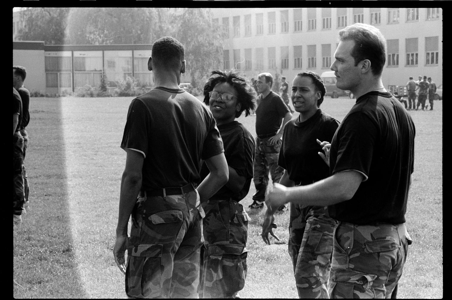 s/w-Fotografie: 1987 Berlin Brigade Organization Day in den McNair Barracks in Berlin-Lichterfelde (AlliiertenMuseum/U.S. Army Photograph Public Domain Mark)
