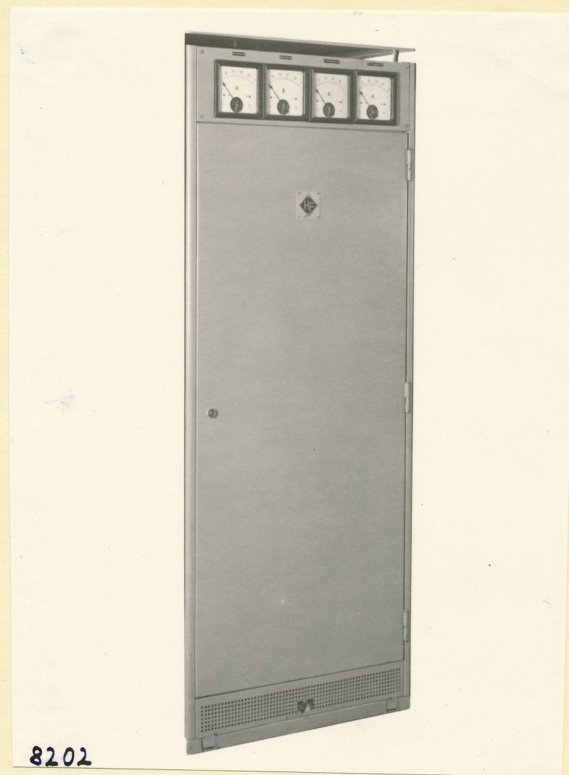 Fernsehsender - Stadthaus - Tür; Foto 1953 (www.industriesalon.de CC BY-SA)