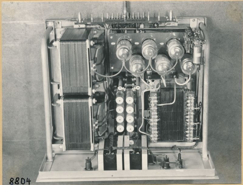 Fernsehsender Bild und Ton Einschub; Foto 1953 (www.industriesalon.de CC BY-SA)