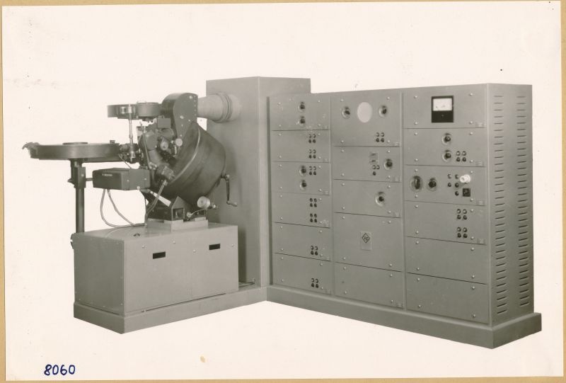 Filmabtaster geschlossen; Foto 1953 (www.industriesalon.de CC BY-SA)