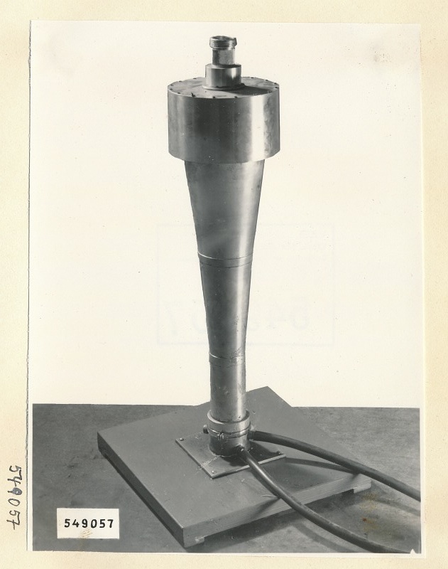 Fernsehsender Bild und Ton, Bauteil 1, Foto 1954 (www.industriesalon.de CC BY-SA)