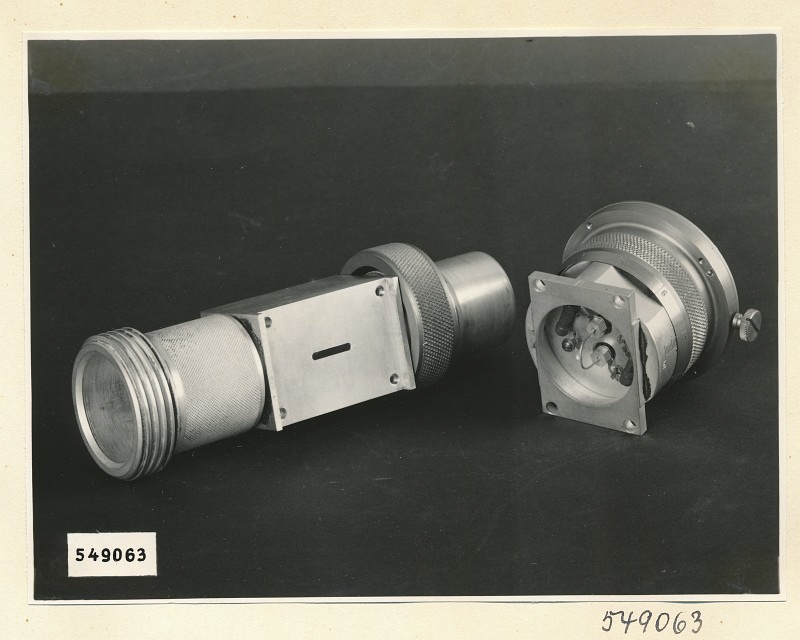 Fernsehsender Bild und Ton, Bauteile 3, Foto 1954 (www.industriesalon.de CC BY-SA)