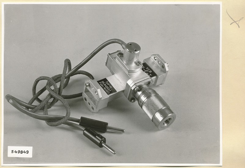 Wellenmesser 3 cm Typ Nr. 06.84003.1,ohne Kasten, Foto 1954 (www.industriesalon.de CC BY-SA)