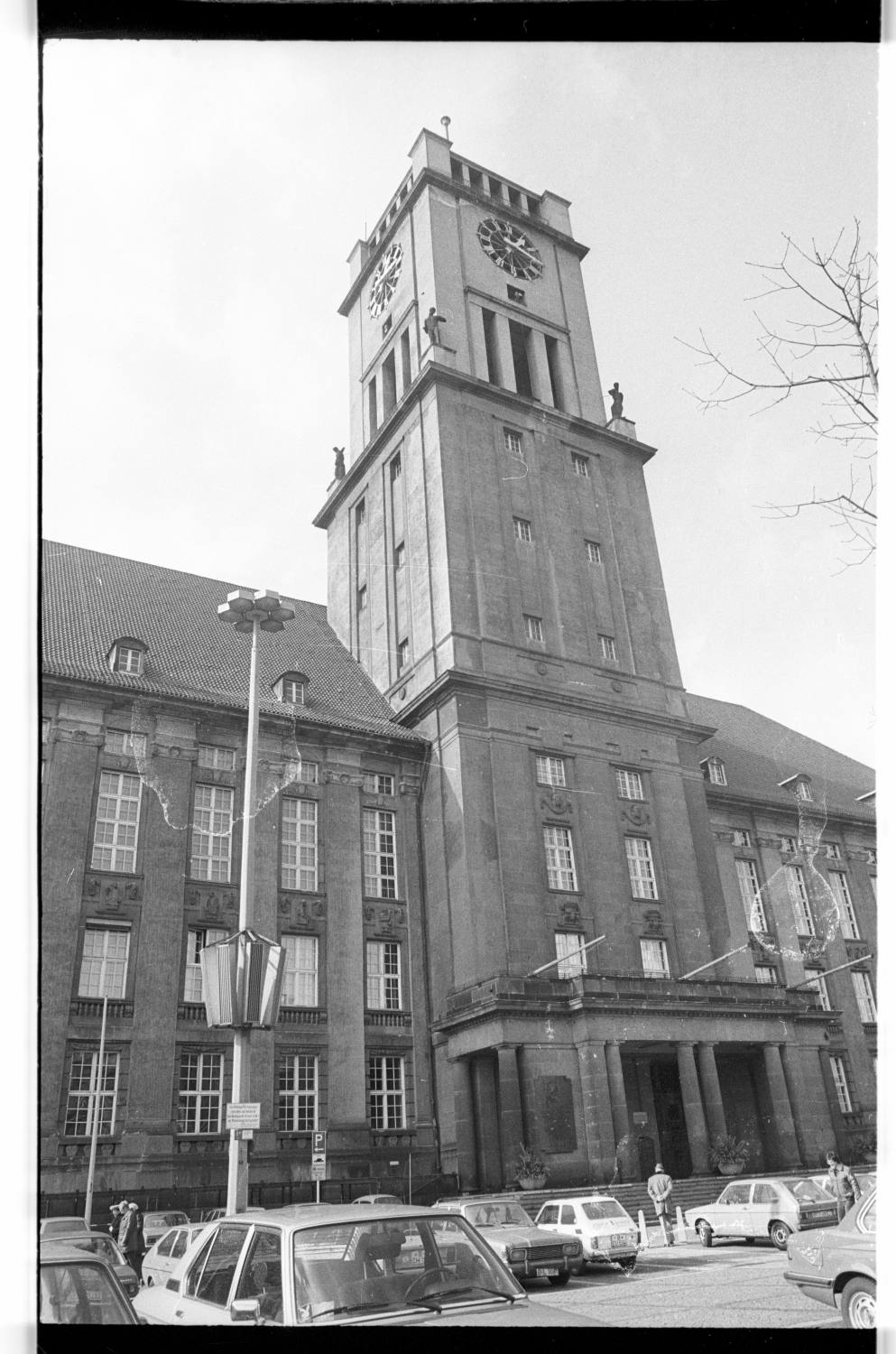 Kleinbildnegative: Rathaus Schöneberg, 1979 (Museen Tempelhof-Schöneberg/Jürgen Henschel RR-F)