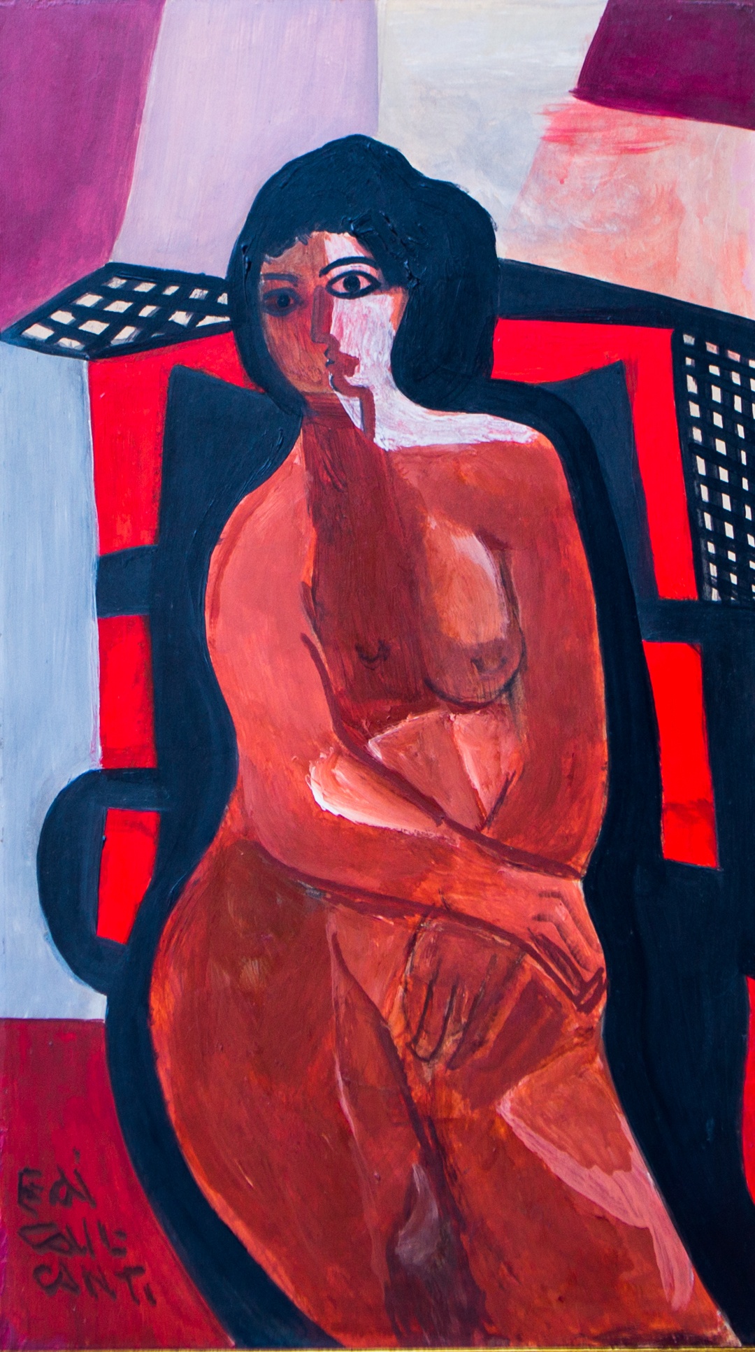 Mulher em Vermelho (CMMECPC CC BY-NC-SA)