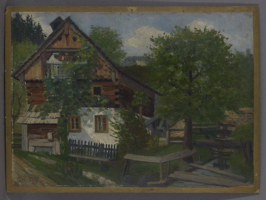 de Paula, F.: Mühle im Waldtal, 1. Hälfte 20. Jahrhundert (Stadtmuseum Brandenburg an der Havel Public Domain Mark)