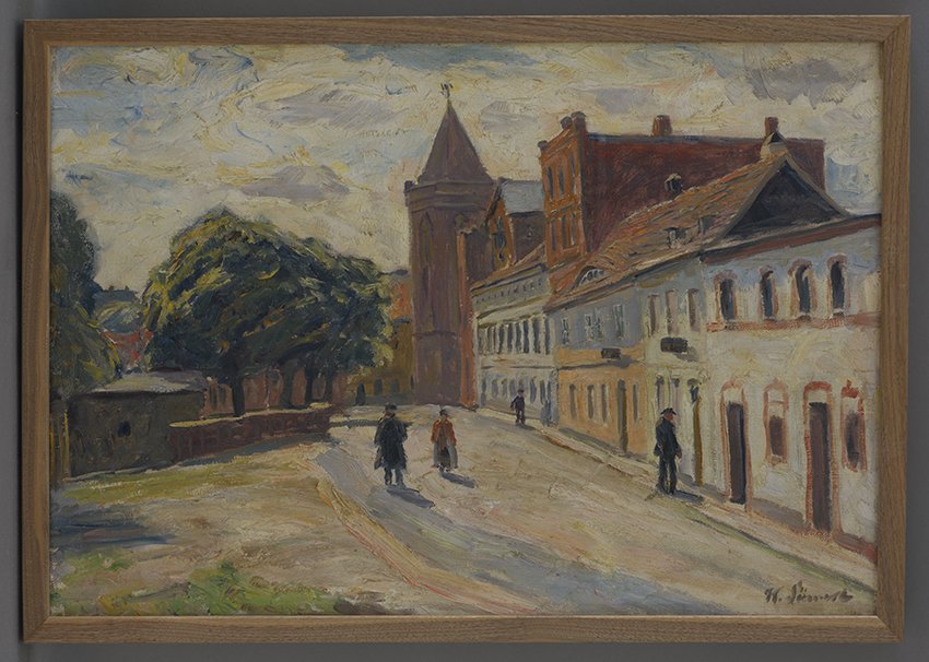 Säwert, Karl: Neustädtischer Mühlendamm mit Mühlentorturm, 1940er Jahre (Stadtmuseum Brandenburg an der Havel Public Domain Mark)