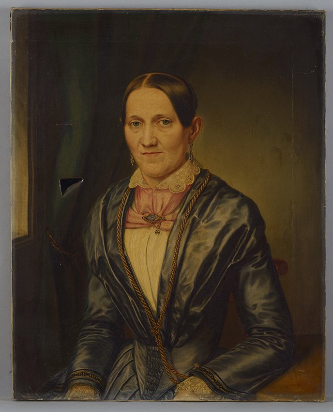 Kühn: Ehefrau von Pfarrer Daniel August Silkrodt, 1856 (Stadtmuseum Brandenburg an der Havel Public Domain Mark)