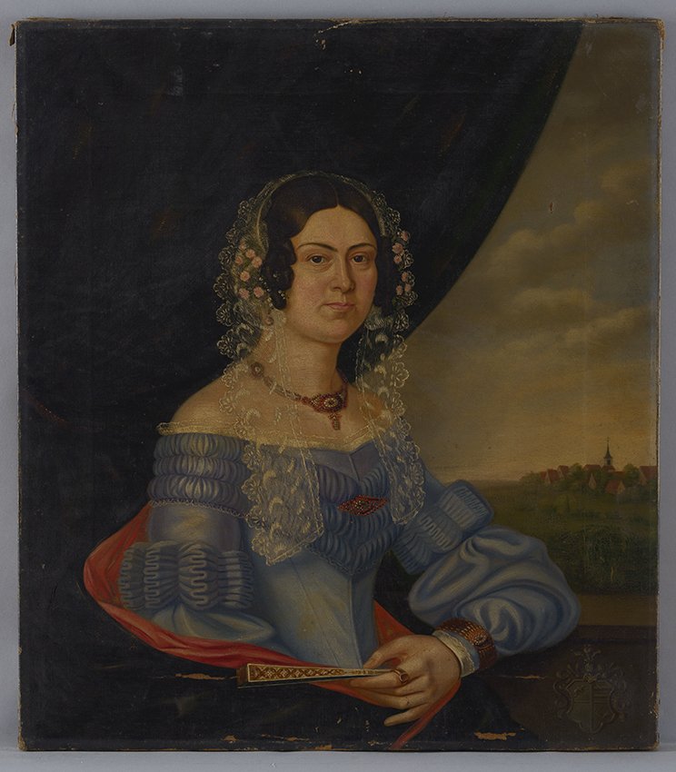 Schreiber, H.: Emilie Auguste von Wedel-Parlow, 1841 (Stadtmuseum Brandenburg an der Havel Public Domain Mark)