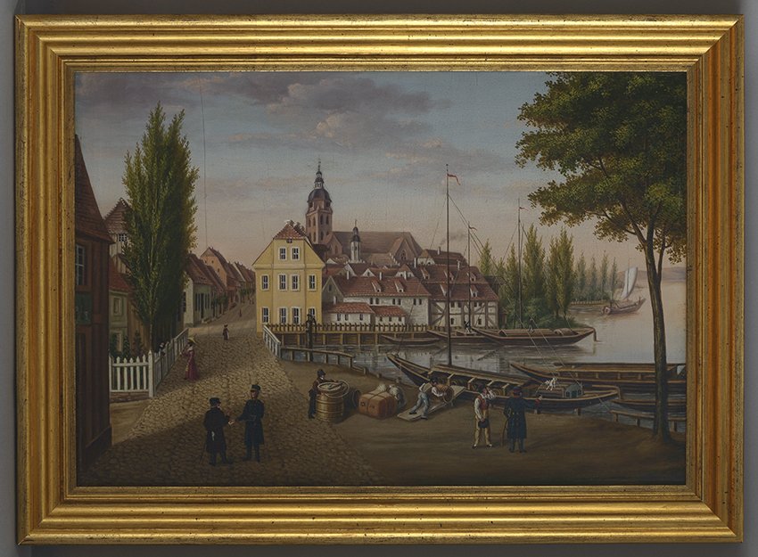 Spiecker, Heinrich Ferdinand: Der Dom, vom Mühlenthor aus aufgenommen, 1836 (Stadtmuseum Brandenburg an der Havel Public Domain Mark)
