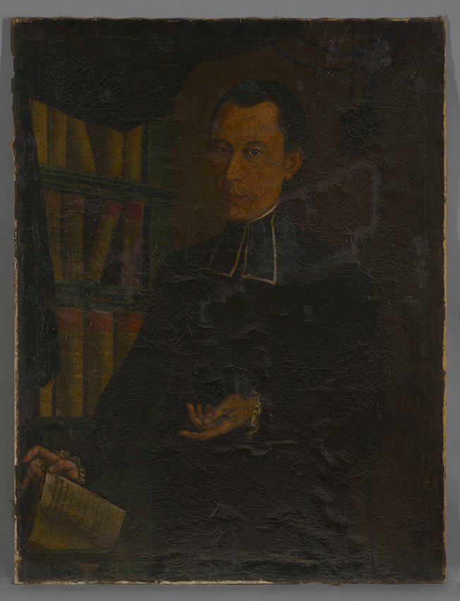 Unbekannt: Katholischer Geistlicher, Ende 18. Jahrhundert (Stadtmuseum Brandenburg an der Havel Public Domain Mark)