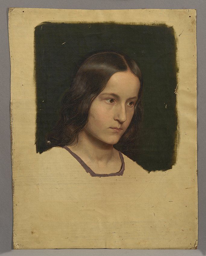 Metz, Gustav: Porträtstudie eines Knaben, wohl 1840er Jahre (Stadtmuseum Brandenburg an der Havel Public Domain Mark)