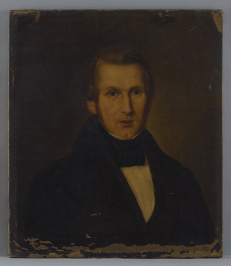 Berliner Maler: vielleicht Porträt von Carl Friedrich Brandt, Bürgermeister, vor 1864 (Stadtmuseum Brandenburg an der Havel Public Domain Mark)