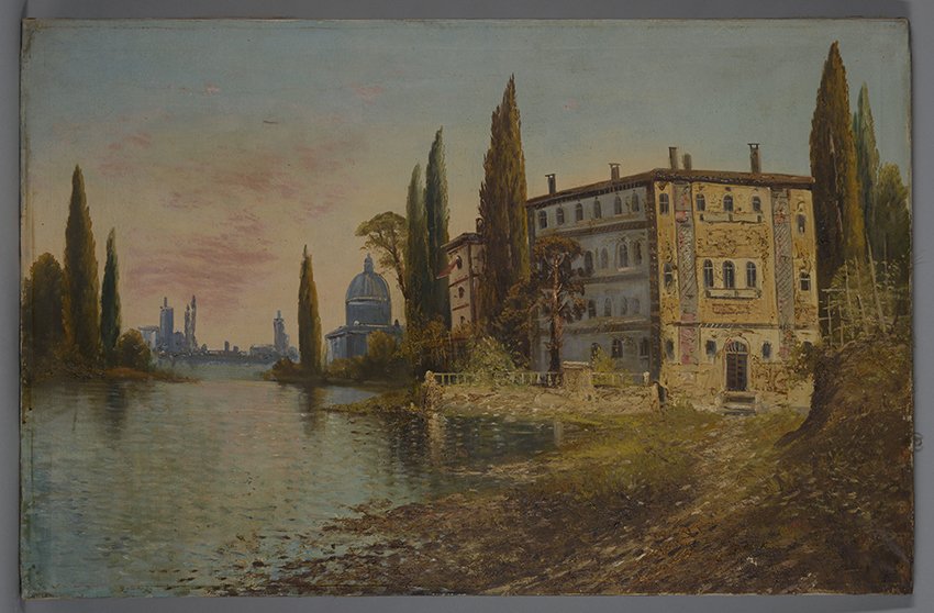 Toretti, Pietro: Venedig-Capriccio, um 1900 (Stadtmuseum Brandenburg an der Havel Public Domain Mark)