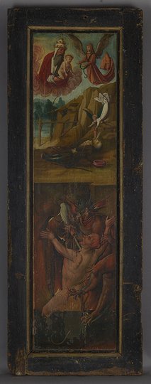 Deutsch: Tod des Heiligen Antonius Eremita und Höllendarstellung, um 1520 (Stadtmuseum Brandenburg an der Havel Public Domain Mark)