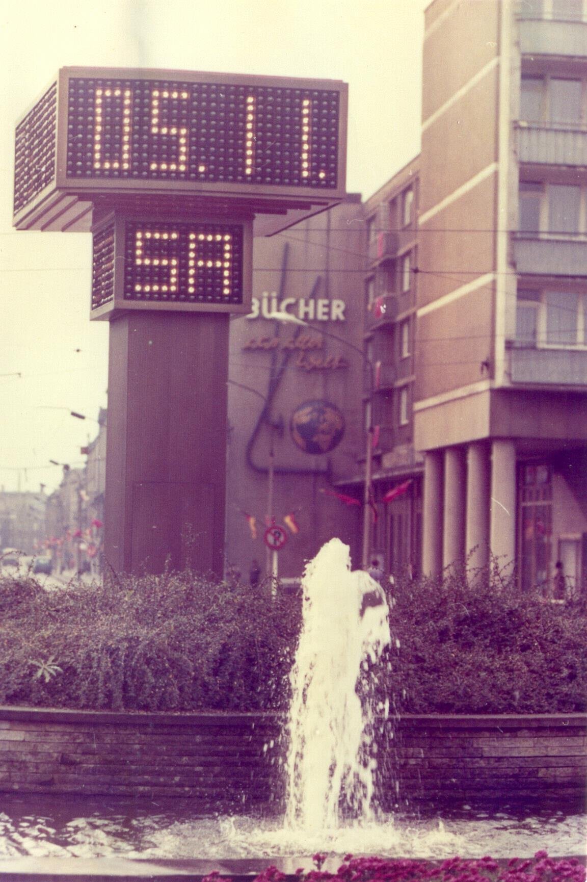 Fotografie Neustädtischer Markt um 1970 (Stadtmuseum Brandenburg an der Havel CC BY-NC-SA)