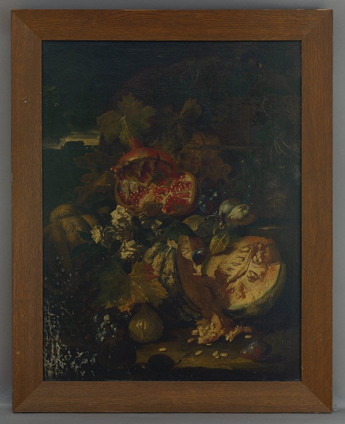 Brueghel, Abraham (in der Art des): Fruchtstück, 17. Jahrhundert (Stadtmuseum Brandenburg an der Havel Public Domain Mark)