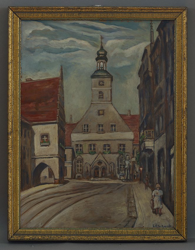 Ehrhardt, Curt: Neustädter Rathaus und Kurfürstenhaus, wohl 1945-1949 (Stadtmuseum Brandenburg an der Havel Public Domain Mark)