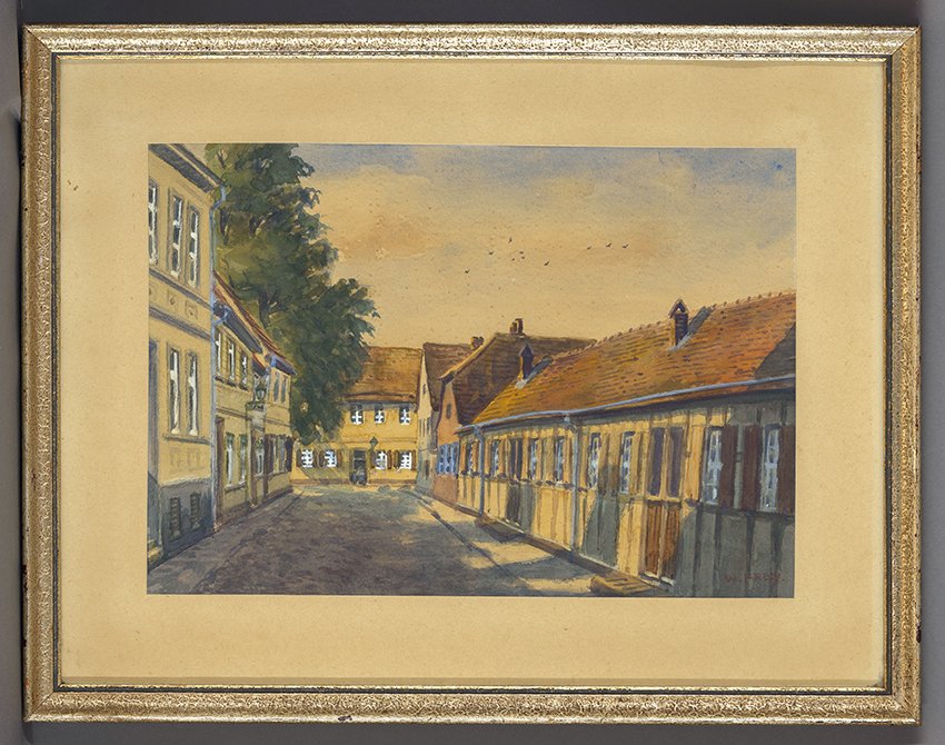 Frey, Wilhelm: Petersiliengasse (Zustand vor 1924), um 1950 (Stadtmuseum Brandenburg an der Havel Public Domain Mark)