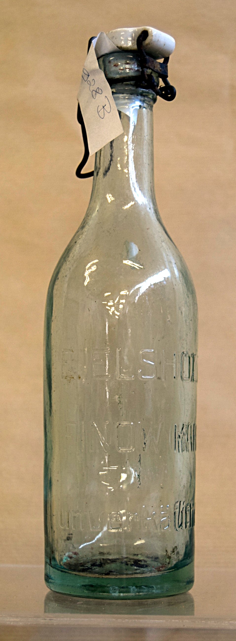 Flasche mit Patenverschluss (Museum Eberswalde CC BY-NC-ND)