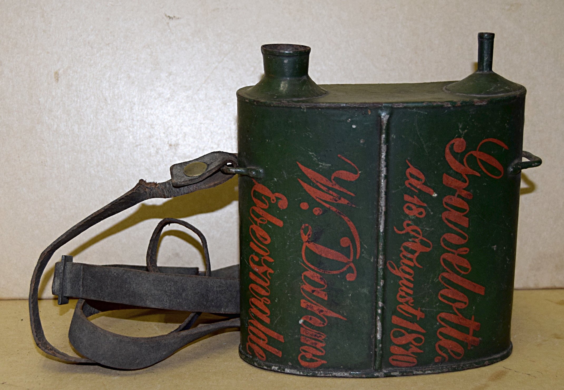 Pulver- und Kugelflasche (Museum Eberswalde CC BY-NC-ND)