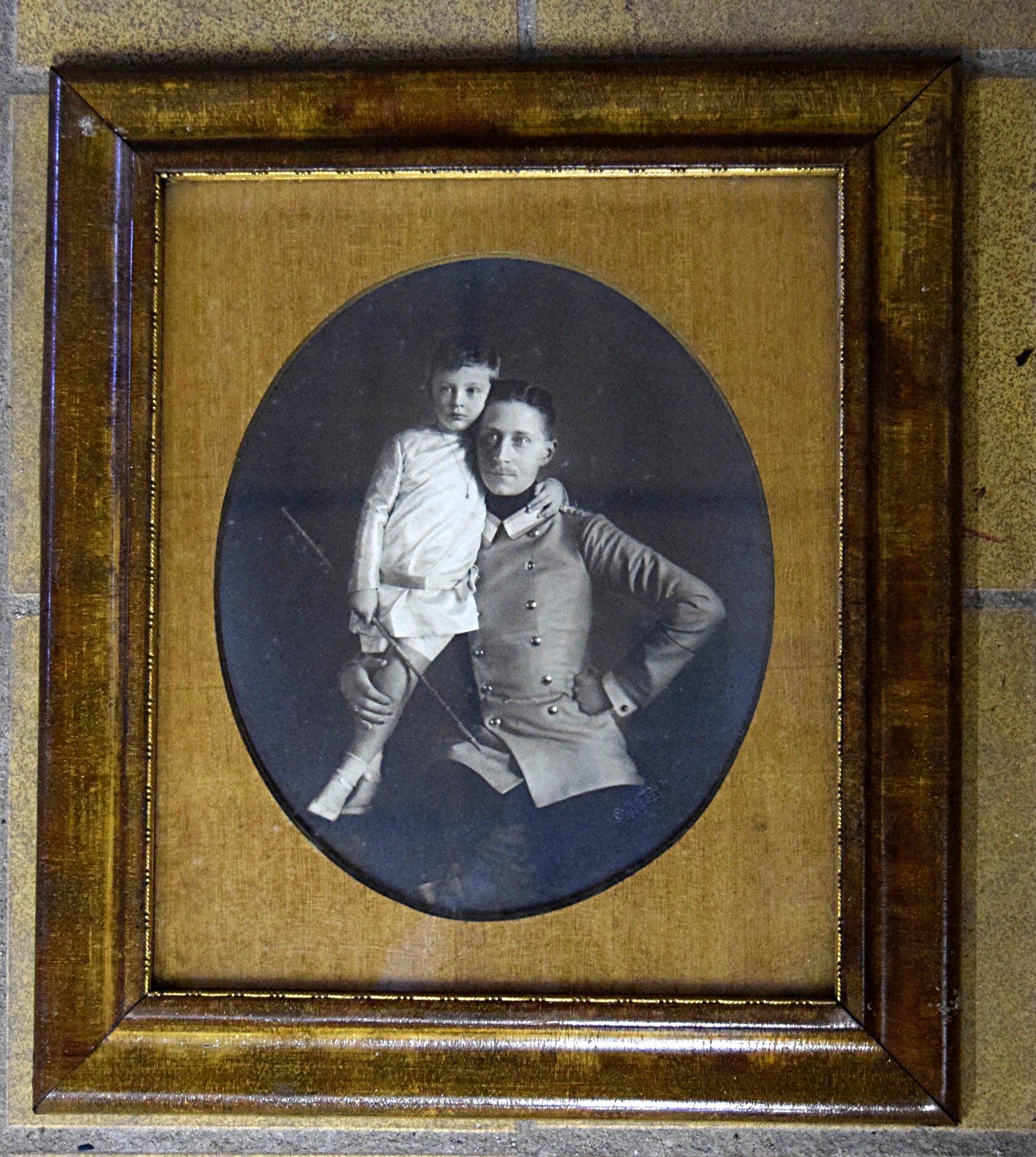 Kronprinz mit Sohn (Museum Eberswalde CC BY-NC-ND)