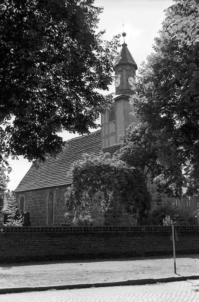 Glasow, Dorfkirche Ansicht 1 (Heimatverein "Alter Krug" Zossen e.V. CC BY-NC-SA)