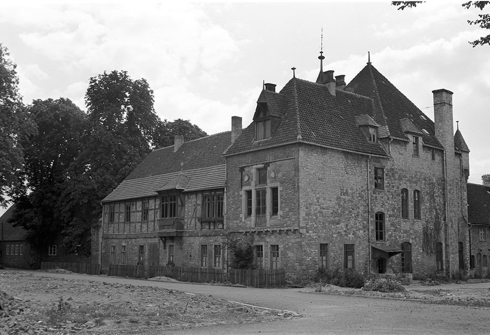 Klein Oschersleben, Schloss / Gutshof / Rittergut Ansicht 2 (Heimatverein "Alter Krug" Zossen e.V. CC BY-NC-SA)