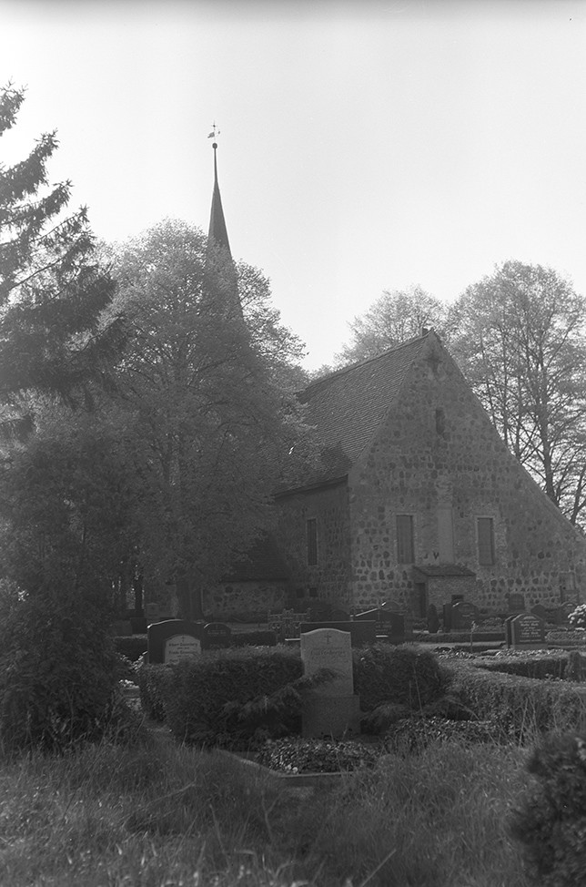 Teschendorf, Dorfkirche (Heimatmuseum "Alter Krug" Zossen CC BY-NC-SA)